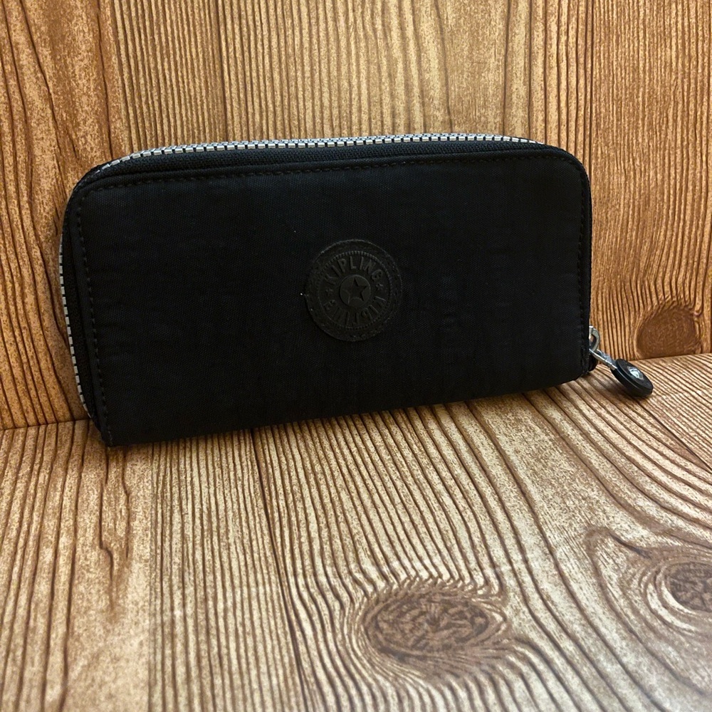 Kipling Black Zip Wallet